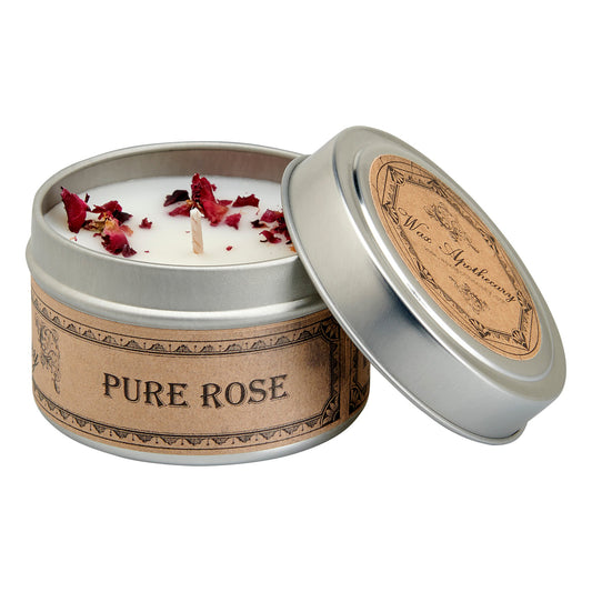 Pure Rose Botanical Candle Tin | Luxury Home Fragrance | CALLISTA HOME