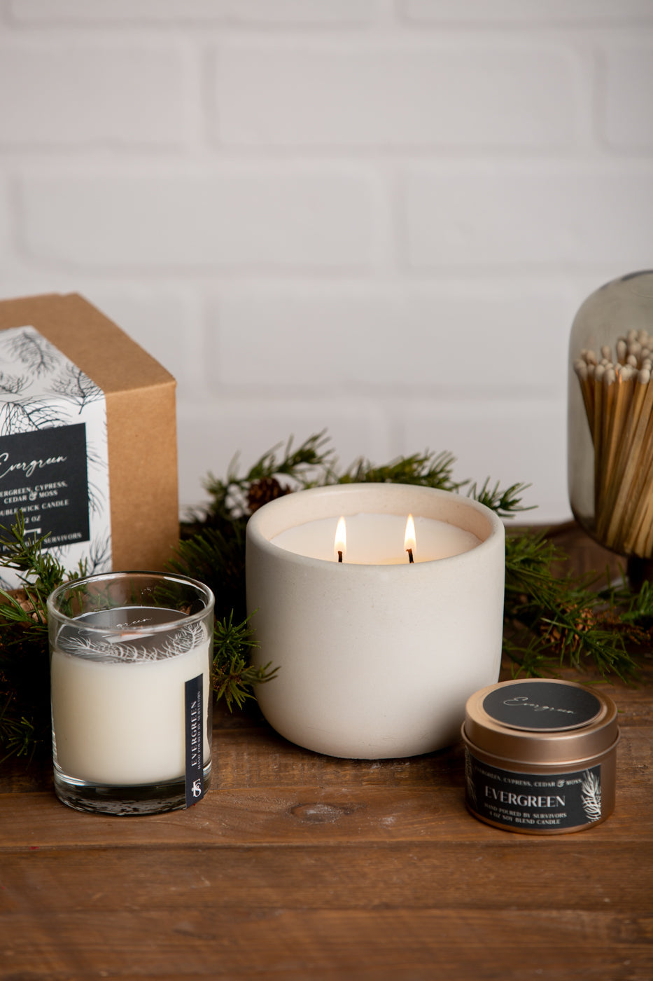 Hand-poured soy candle gift