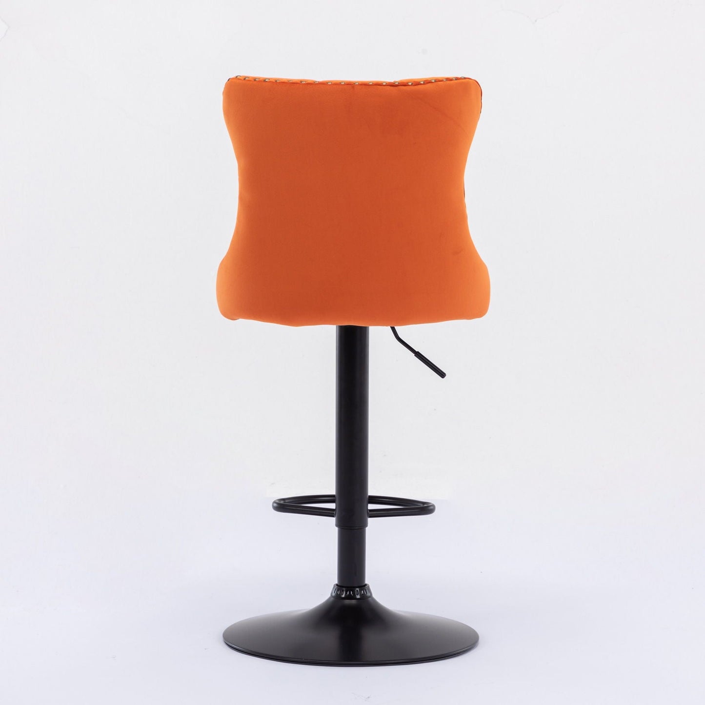 Tufted Velvet Swivel Adjustable Bar Stools (Set of 2)