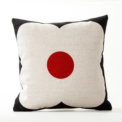 Floral Pillow Cover Linen / Cotton Cushion Cover Home Decorative Pillow Case For Sofa Christmas Party Living Room Flower Pattern Decorative Soft Throw Pillow Case Cotton Linen Floral Cushion Covers 45x45cm