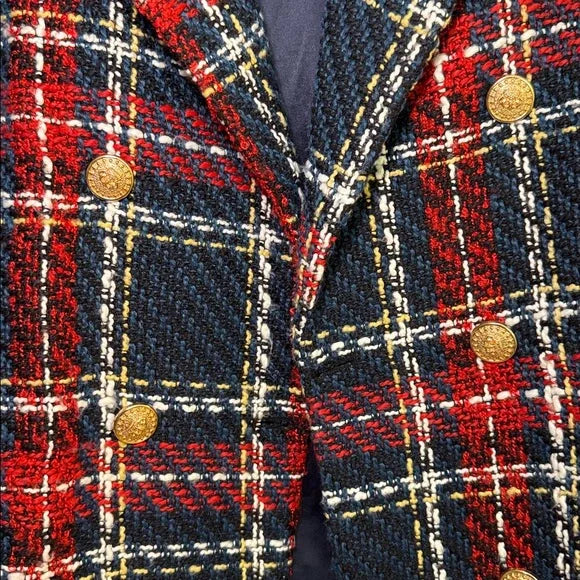 Blank NYC Multicolor Tweed Blazer