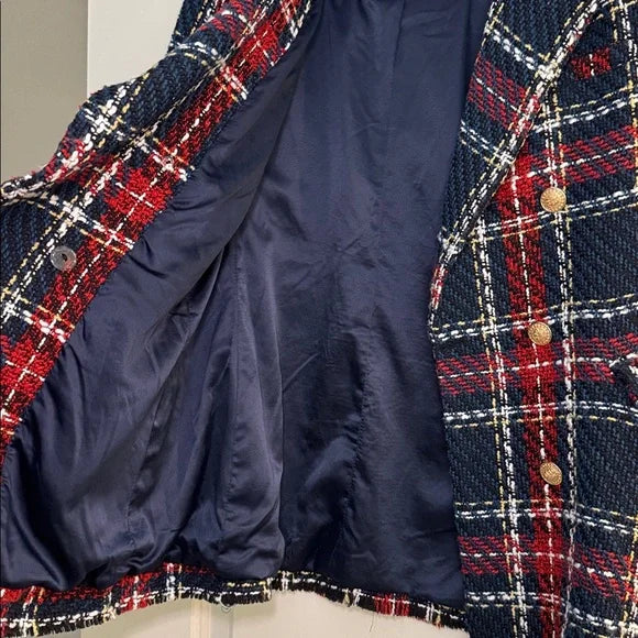 Blank NYC Multicolor Tweed Blazer