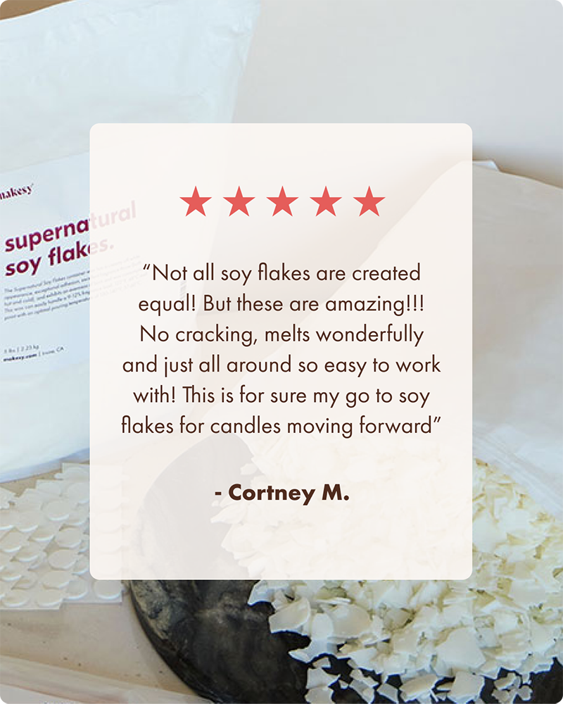 Supernatural Soy Flakes™ Candle Wax | Natural Soy Wax for Candle Making